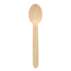 Wooden Spoon Wrapped 16cm (25 pcs)