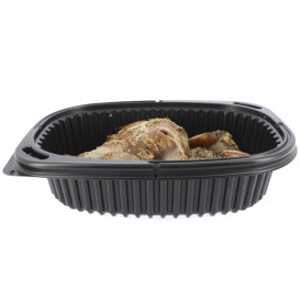 Plastic Container PP Rectangular Shape 400ml 19x14x3,2cm (40 Units) 