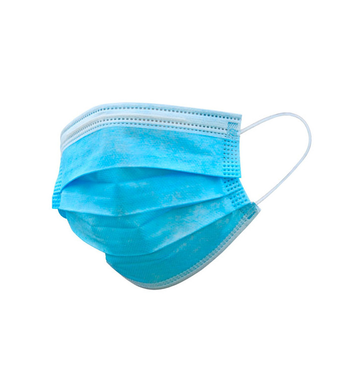 Disposable Surgical Mask Triple Layer Type IIR Blue (2000 Units)