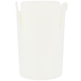 Paper Take-Out Container 100% ECO White 16Oz/480ml (50 Units)