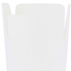 Paper Take-Out Container 100% ECO White 16Oz/480ml (50 Units)