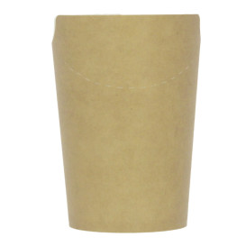 Paper Container Kraft Effect Anti-Grease 14Oz/420ml (50 Units)