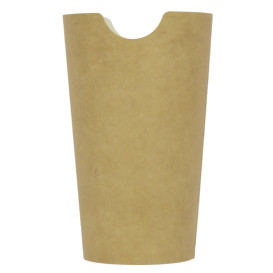 Paper Container Kraft Effect Anti-Grease 16Oz/480ml (50 Units)