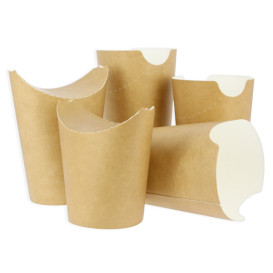 Paper Container Kraft Effect Anti-Grease 16Oz/480ml (1000 Units)