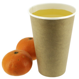 Paper Cup Kraft 100% ECO 22Oz/660ml Ø9cm (50 Units)