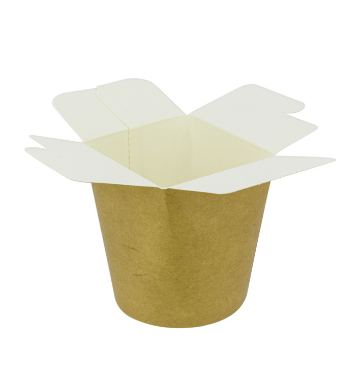 Paper Take-Out Container 100% ECO Kraft 26Oz/780ml (50 Units)