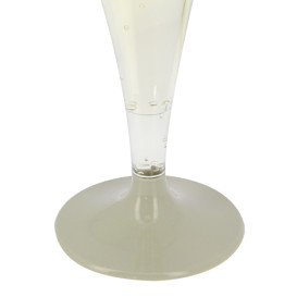 Plastic Stemmed Flute Sparkling Wine Beige 140ml 2P (400 Units)