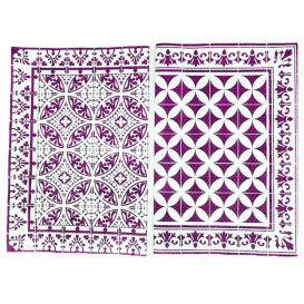 Paper Placemats 30x40cm "Alhambra" Purple 50g/m² (1000 Units)