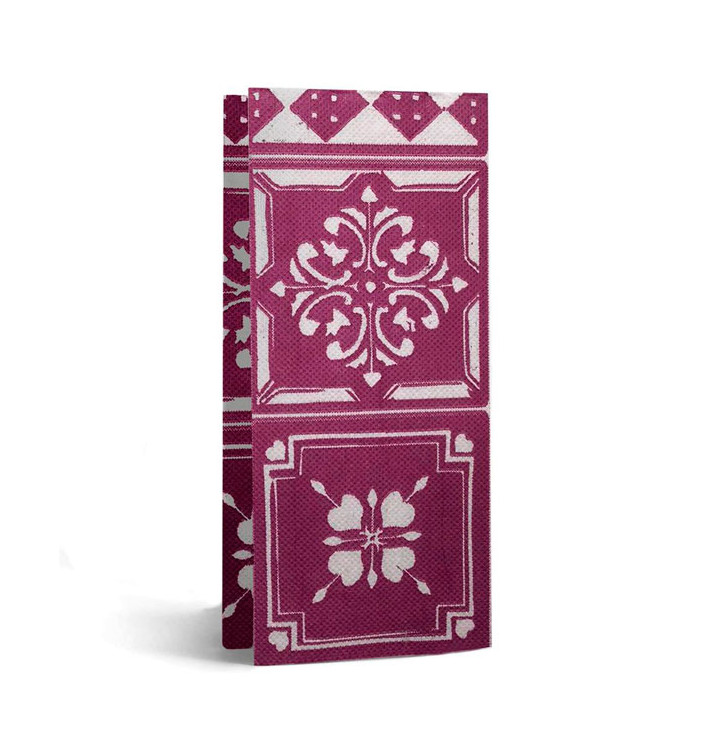 Paper Napkin Double Point 1/8 33x40cm "Alhambra" Purple (50 Units) 