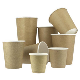 Paper Cup Kraft 100% ECO 2,5Oz/75ml Ø5cm (2000 Units)