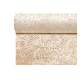 Non-Woven Tablecloth Roll 0,4x48m "Mandala" Cream 50g/m² P40cm (1 Unit)