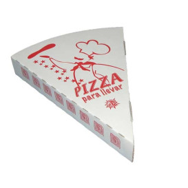 Corrugated Pizza Slice Box Takeaway (350 Units)