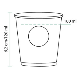 Paper Cup "Specialty to Go" 4 Oz/120ml Ø6,2cm (2000 Units)