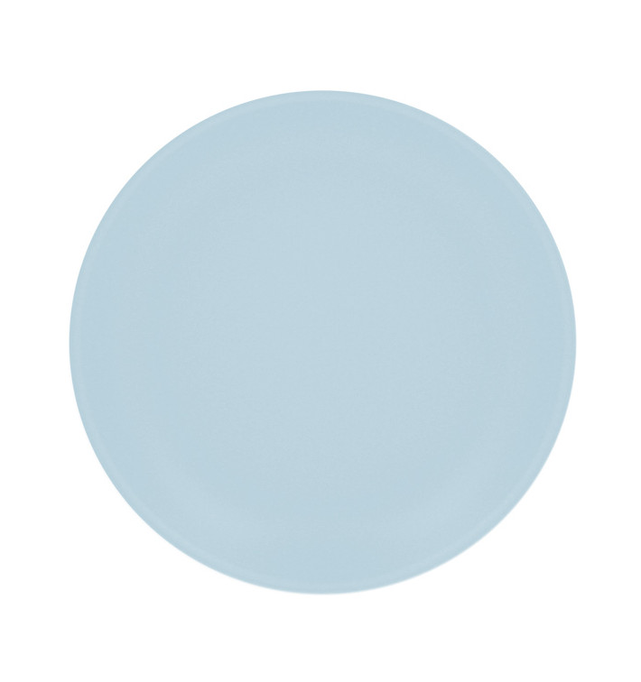 Reusable Plate Durable PP Mineral Blue Ø27,5cm (6 Units)