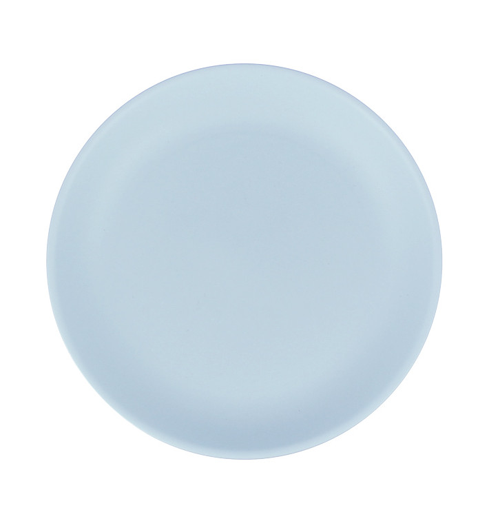 Reusable Plate Durable PP Mineral Blue Ø21cm (54 Units)