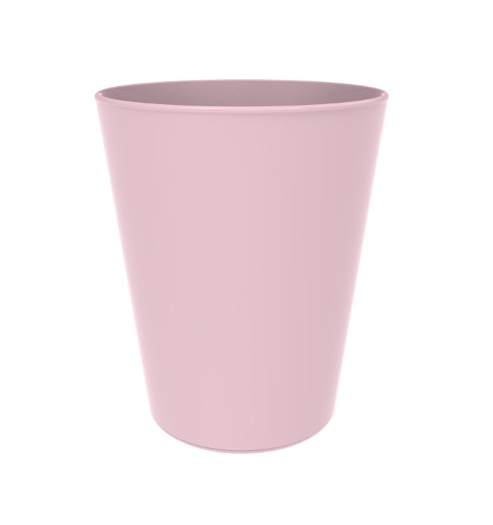 Reusable Cup Durable PP Mineral Pink 330ml (6 Units)