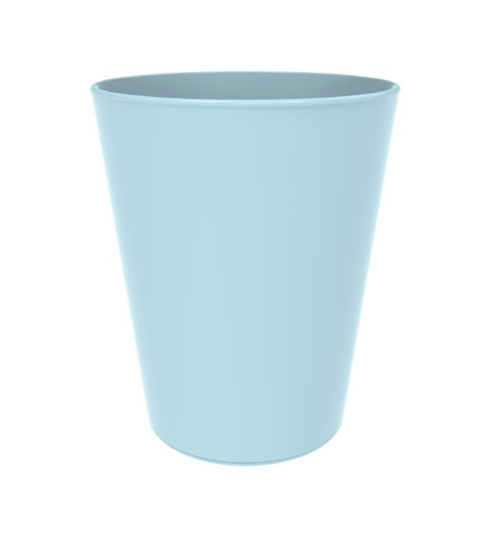 Reusable Cup Durable PP Mineral Blue 330ml (6 Units)