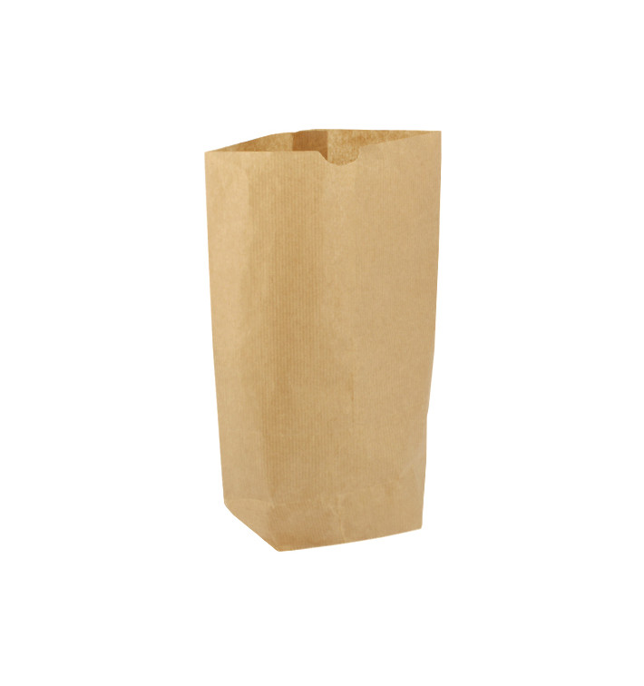 Paper Bag with Hexagonal Base Kraft 19x26cm (1000 Units)