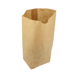 Paper Bag with Hexagonal Base Kraft 14x19cm (50 Units)