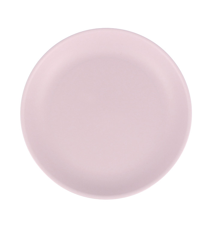 Reusable Plate Durable PP Mineral Pink Ø21cm (54 Units)