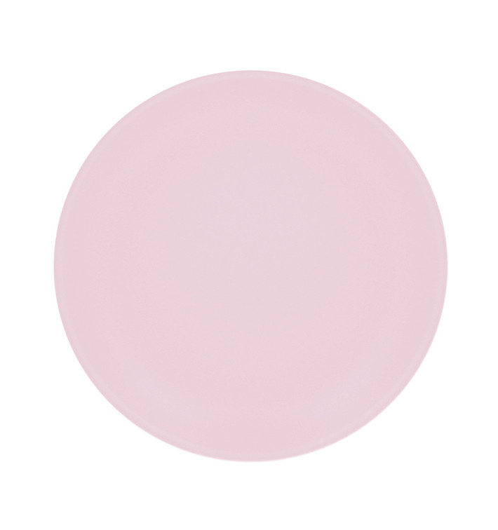 Reusable Plate Durable PP Mineral Pink Ø27,5cm (6 Units)