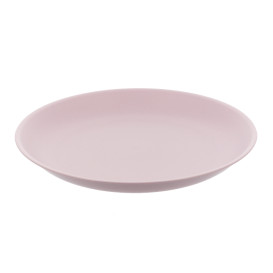 Reusable Plate Durable PP Mineral Pink Ø21cm (6 Units)