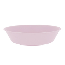 Reusable Plate Durable PP Mineral Pink Ø18cm (54 Units)