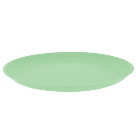 Reusable Plate Durable PP Mineral Green Ø27,5cm (54 Units)