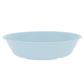 Reusable Plate Durable PP Mineral Blue Ø18cm (6 Units)