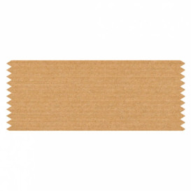 Adhesive Label "Ribbon" Kraft 2,4x6cm (750 Units)