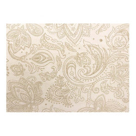 Non-Woven Tablecloth Roll 0,4x48m "Mandala" Cream 50g/m² P40cm (6 Units)