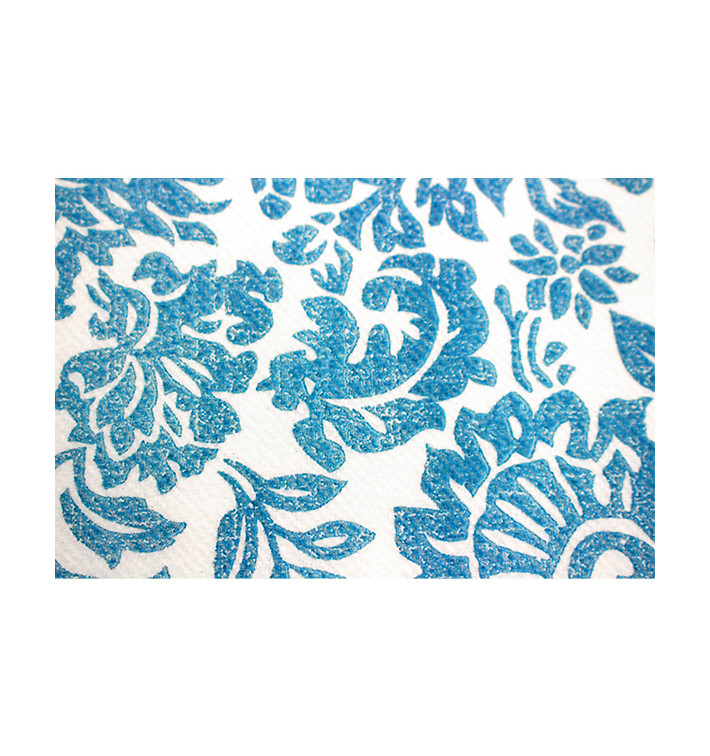 Airlaid Tablecloth Roll 0,4x48m "Versalles" Turquoise 50g/m² P30cm (6 Units)