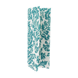 Pocket Fold Airlaid Napkins "Versalles" Turquoise 32x40cm 55g/m² (800 Units) 