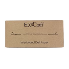 Greaseproof Paper Wrapping Kraft in Dispenser 30,5x27cm (6.000 Units)