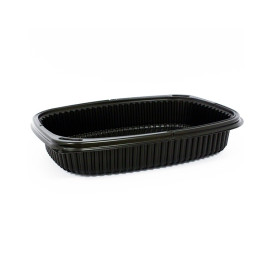 Plastic Container PP Rectangular Shape 800ml 21,5x17x4cm (320 Units)