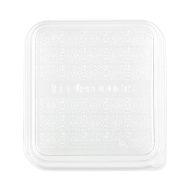 PLA Lid for Sugarcane Food Container 18,5x18,5cm (50 Units)