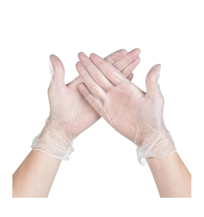 Vinyl Gloves Clear Size M (1000 Units)