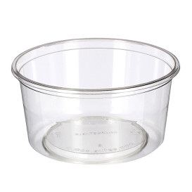 Tub Deli Container PLA Clear Compostable 360ml (600 Units) 