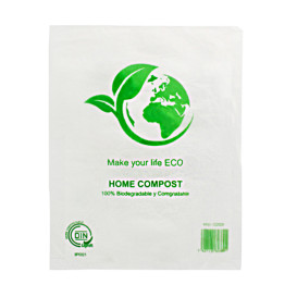 Plastic Bag Block 100% Home Compost 23x33cm (100 Units)