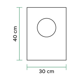 Plastic Bag Block 100% Biodegradable 30x40cm (2.000 Units)