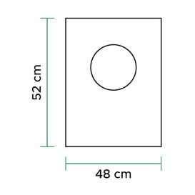 Plastic Bag 100% Biodegradable 48x52cm (100 Units)