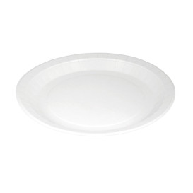 Paper Plate Round Greaseproof Shape White Ø22cm 200g/m² (400 Units) 