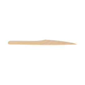 Disposable Wooden Knife 16,5cm (1.000 Units) 