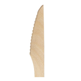 Disposable Wooden Knife 16,5cm (1.000 Units) 