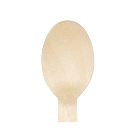 Disposable Wooden Spoon 16cm (25 Units) 