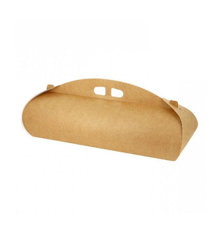 Kraft Paper Swiss Roll Cake Box 35x10x10cm (25 Units)