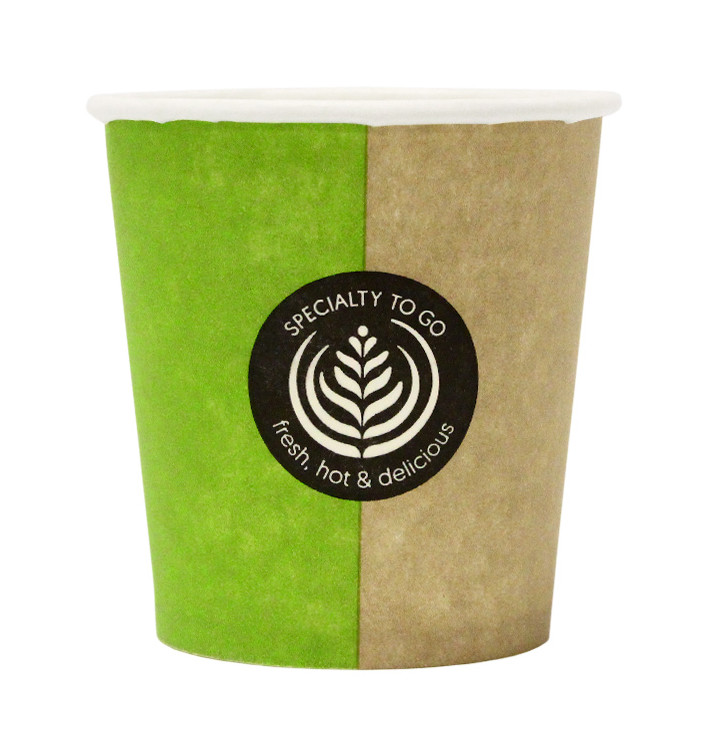 Paper Cup "Specialty to go" 4 Oz/120ml Ø6,2cm (80 Units)  