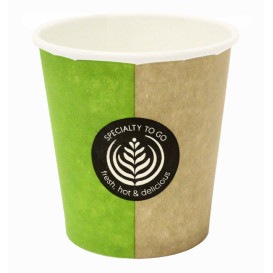 Paper Cup "Specialty to go" 4 Oz/120ml Ø6,2cm (80 Units)  