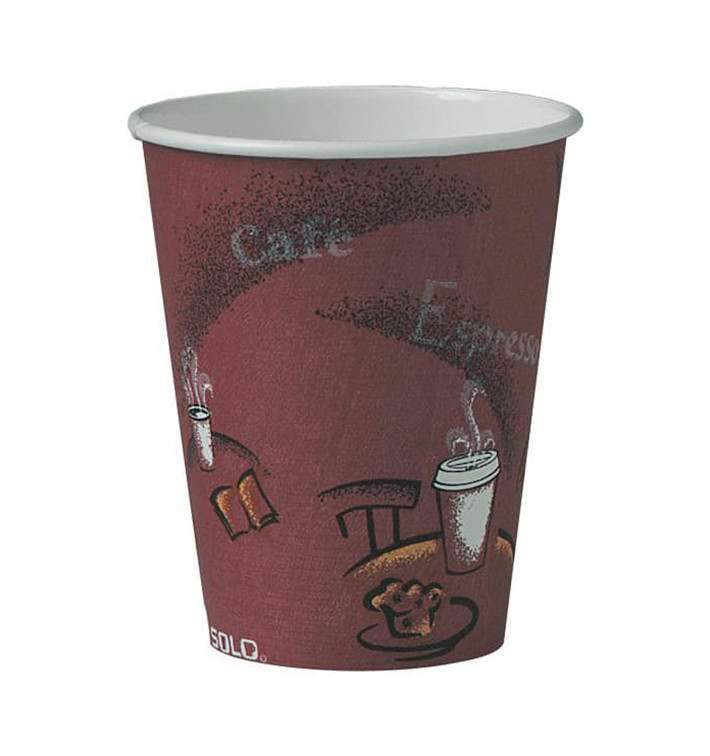 Paper Cup "Bistro" 10 Oz/300ml Ø8,4cm (50 Units) 