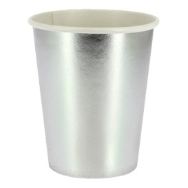 Paper Cup Silver 9Oz/240ml "Party" (300 Units)